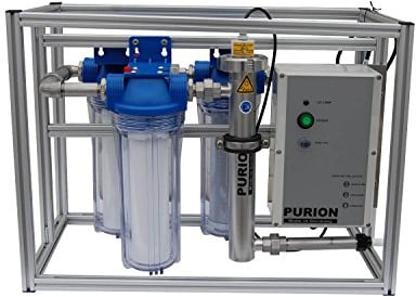Kompaktsystem PURION UV Anlage Wasser Wasserfilter Trinkwasserfilter Vorfilter (MAX 110-240V)