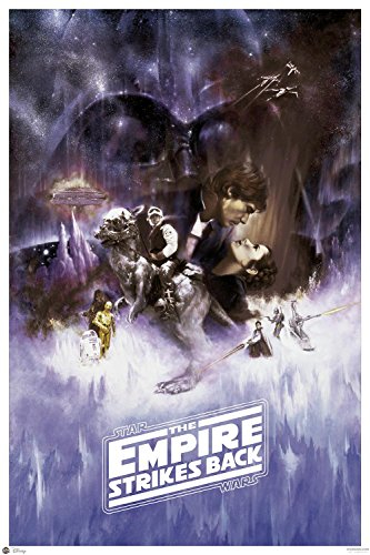 Nifty Star Wars Episode V Poster The Empire Strikes Back (61cm x 91,5cm) + Original tesa Powerstrips® (1 Pack/20 STK.)