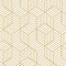 Livebor - Papier peint blanc et doré à décoller et à coller - Motif géométrique hexagonal - 45 x 200 cm - Moderne à rayures - Amovible