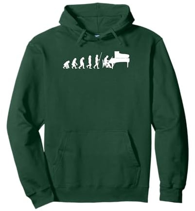 Evolution Klavierspieler Pianist | Geschenk Klavier Piano Pullover Hoodie