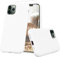 Feyten Cover per iPhone 11 PRO Max 6,5 Pollici [con Vetro Temperato], [Aggiornato] Custodia Gomma Gel Silicio Liquido con Fodera Microfibra Morbida Caso Silicone Sottile Protettiva Cover (Bianca)