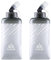 Azarxis BPA Free Water Bottles Soft Flask Leakproof for Running Hydration Belt Fanny Packs for Triathlon Marathon Hiking Cycling Climbing Runner Trial Race (500 mL / 17.6 oz - 2 Pack)