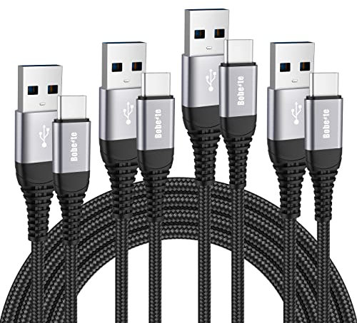 Câble USB C Charge Rapide[Lot de 4, 1M+2M+2M+3M],Cable USB Type C Chargeur pour Samsung Galaxy S20 S21 S22 Plus Ultra S10 S10E S8 S9,A51 A71 A31 A52 A72,A41 A21 A21S A50 A40 A70,A3 A5 2017