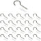DDHOMIN Lot de 20 Crochets à Vis Autotaraudeuses,M4 Crochets à Visser en Acier Inoxydable