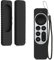 kwmobile Case Compatible with Apple TV 4K 2021 (2nd Generation) Case - Soft Silicone Cover for Remote Control - Black