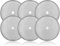 6 Pack 2.55inches Cafetiere Mesh Replacement Stainless Steel Cafetiere Filter Mesh for Cafetiere 12 OZ (2.55inch / 350ml / 12oz/8 Cup)