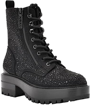 GUESS Fearne, Stivaletto Donna, Nero, 37 EU