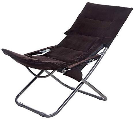 WANWEN Schaukelstuhl Sessel Metall Klappbare Metallmöbel Mini Indoor Lounger Chair (Farbe: B) Little Surprise