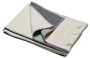 David Fussenegger [W0724] Baumwolldecke Mistelzweig/with Love rohweiß, 200x140 cm