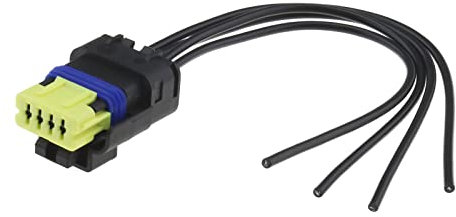 ECSiNG Fiche de Faisceau Câble Pompe à Carburant de Voiture 4 Broches 8201348602 15cm Connecteur de Capteur de Réservoir de Pompe à Carburant Pièces de Rechange Automobiles