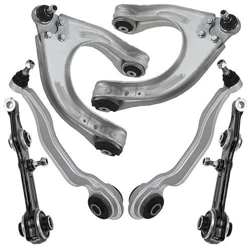 ATEC Germany 2x Querlenker Vorderachse oben, 2x Querlenker Vorderachse vorne unten, 2x Querlenker Vorderachse hinten unten Kompatibel mit MERCEDES-BENZ CLS (C219), E-Klasse (W211) (S211)