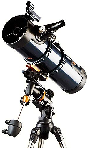 Teleskope Tragbares Reise-Teleskop 130 mm Astronomisches Refraktor-Teleskop mit verstellbarem Stativ & Finderfernrohr, perfekt für Kinder und Jugendliche