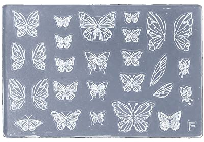 Silikon Nagel Schnitzformen Nägel Schablonen Silikon Stamping Nail Art Formen Silikon Nail Art Handwerk Formen