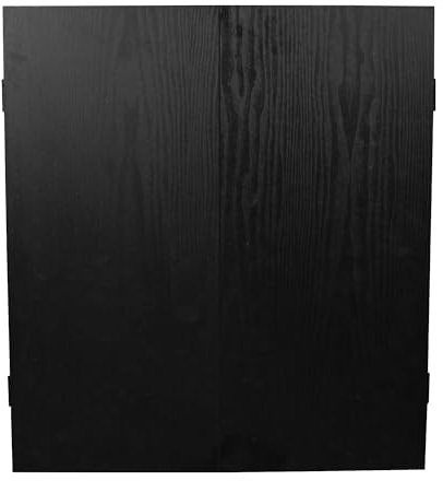 RUTHLESS Dart Board Cabinet | Professional Heavy Duty Square Black Dartboard Storage