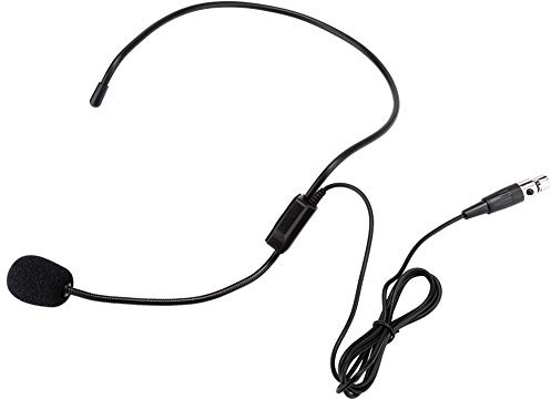 Glomora Professionelles Headset-Mikrofon, Mini-XLR-3-poliger TA3F-Stecker – Kabelloses Ohrhörer-Mikrofon Für Leistung Und Kommunikation
