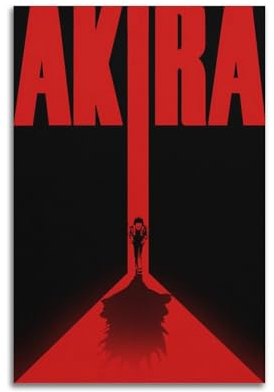 Terp Akira Poster, Wandkunst, Poster, Geschenk für Freunde, Schlafzimmer, Wohnzimmer, Dekoration, modern, ästhetisch, ungerahmt, 30 x 45 cm