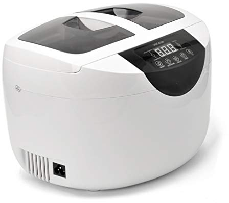 Nettoyeur à ultrasons 2500 ml – Minuteur 5 niveaux et chauffage à 60° – Facile à nettoyer pour montres, boucles d'oreilles, fruits – Nettoyeur de lunettes à ultrasons – Idéal pour un usage domestique