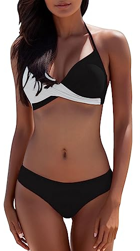 WILLBEST Unterhosen Damen Sport Anzug für Damen unterwäsche Frauen Badebekleidung Unterhosen Baumwolle Black Bikini Slips mehrpack Baumwolle borkini mit Hijab Tankini Sportbadeanzug