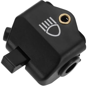 VGOL Motorrad 2 Tasten Hupe & Licht Blinkerschalter Lenker Lichtschalter Kompatibel mit Simson S51N S50 SR50 KR51 mit Dichtungssatz