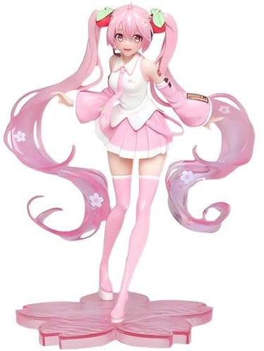 SUNSK Anime Figuren Actionfigur Spielzeug Anime Modell Statue PVC Action Figure Kuchendekoration Rosa Puppe Desktop Ornamente für Mädchen Geschenk