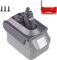 EID Battery Adapter for Makita 18V and for Dyson V6 Vacuum Cleaner Replace for Battery SV03 SV04 SV05 SV06 SV07 SV09 for Animal Motorhead Trigger Absolute Slim Fluffly, with Trigger Lock