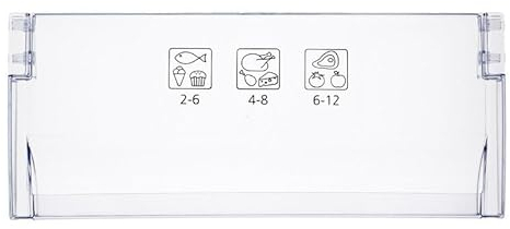 LUTH Premium Profi Parts Façade de tiroir compatible Beko 4397311600 pour réfrigérateur