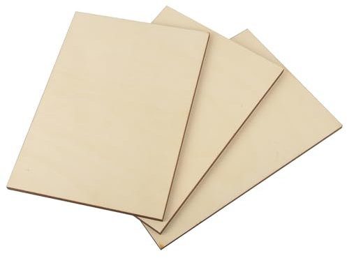 [Stärker] Artificer 3 x A3 Sperrholzplatte 6mm, 420 x 297mm Lindenholz Sperrholz 6mm, Multiplex Platte, Balsaholz Holzplatte Laser