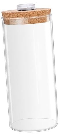 Sosoport -Terrarium-Flasche Mit Led-licht Für Tischdekoration Zylindrisches Terrarienflaschen Büro Und Hochzeitsdekoration Grün-landschaftsglasflasche Robust Und Korrosionsbeständig