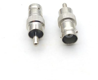 100 pièces RCA mâle prise vers BNC femelle Jack adaptateur connecteur coaxial coupleur adaptateur