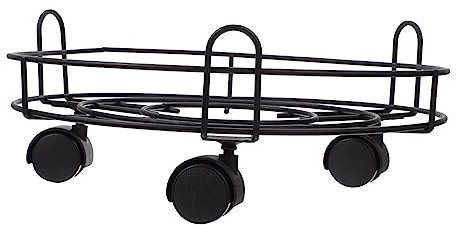 Happyyami Runder Pflanzenständer Mit Rädern Schwerer Topfhalter Für Drinnen Und Draußen Stabiler Rollwagen Mit Arretierbaren Für Große Blumentöpfe Und Pflanzen