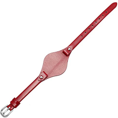 XMKT Cinturino per orologi in vera pelle per fossili ES3077 ES2830 ES3262 ES3060 donne alla moda guardando cinghie piccolo braccialetto, 8mm rose gold clasp, Agata