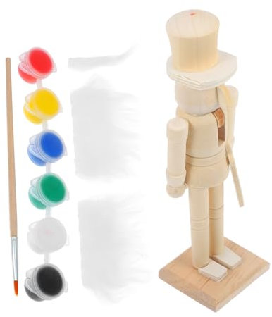 Abaodam 1 Set Walnuss Soldat Ornamente Figur Pekannuss Ass Nussknacker Blanker Nussknacker Puppenaufkleber Schwarze Walnuss Wabe Originales Blechspielzeug Nussknacker