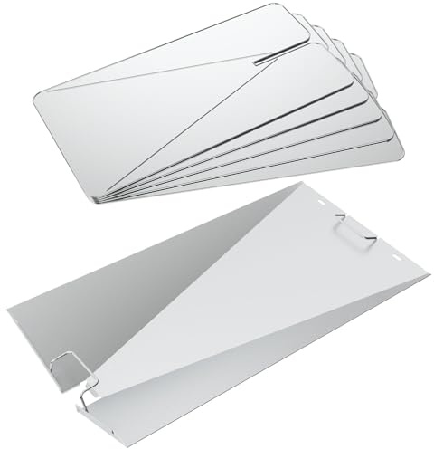 Drip Pan Heat Baffle and Drip Tray Liner for Traeger Woodridge Pro/Elite Pellet Grills TFB97JLH, Heat Baffle with 5-Pack Disposable Drip Pan Linders for Traeger TFC97XLH