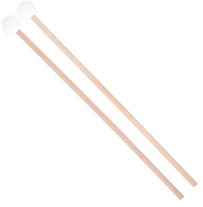 GLEAVI Mazos de Palillos de Percusión de Xilófono y Marimba de Material Sintético y Sonido Completo Buen Tacto para Estudiantes y Profesionales