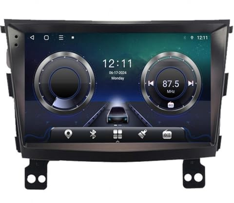 Android 15 Car Multimedia Radio 9 Zoll Navigations GPS Autoradio Für SsangYong Tivoli 2015-2019, arplay Player Navigations GPS Radio-Videoempfänger Bluetooth Lenkradsteuerung,M110