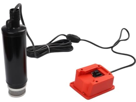 Wasserumfüllpumpe, 18 V schnurlose Pool-Ablaufpumpe, 635 GPH hoher Durchfluss für Gartenteich, Kellerreinigung