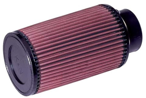 K&N Universal Clamp-On Air Filter: High Performance, Premium, Washable, Replacement Filter: Flange Diameter: 3 In, Filter Height: 8 In, Flange Length: 1.75 In, Shape: Round Tapered, RE-0910