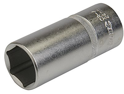 Silverline Tools 238098 - Vaso métrico largo de 1/2' (24 mm)