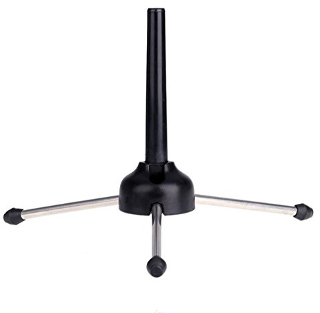 Andoer Tripod Stand Holder Portable Foldable for Oboe Flute Clarinet Straight Saxophone Wind Instrument