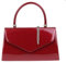 Girly HandBags - Pochette da donna in vernice gialla, piccola borsetta rigida, custodia rigida, Borgogna (Rosso) - .