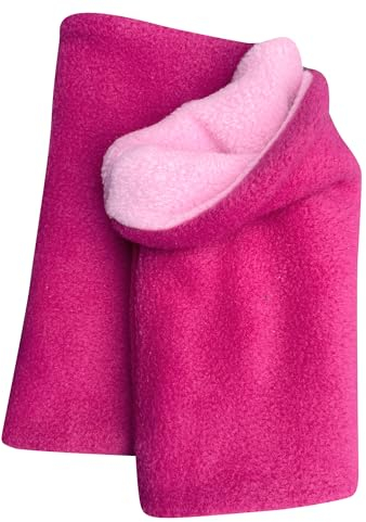 Wollhuhn Warmer Jungen/Mädchen UNSER WÄRMSTER Winter Loop/Schlauchschal/Schlupfschal Zwei Lagen Fleece (Pink/Rosa)