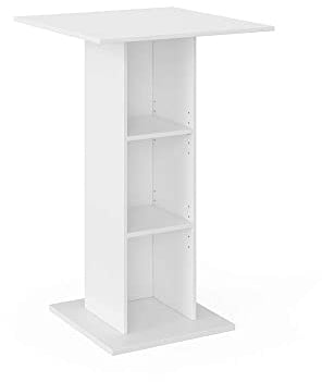 Vicco Bartisch Rodeo, Bartresen für Esszimmer, Weiß, 70 x 70 cm