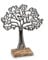 formano Lebensbaum aus Aluminium mit Mangoholz ca. 27 cm Dekoration Baum
