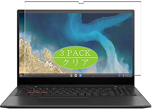 VacFun Lot de 3 Clair Film de Protection d'écran, compatible avec ASUS Chromebook Flip CM5 CM5500 CM5500FDA-E60114 15.6, Film Protecteur Sans Bulles(non vitre verre trempé)