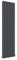 Anthracite Vertical Radiator 1800x472mm Oval Double Panel Column Designer Radiator Central Heating