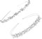 Csirnto 2 Stück Haarreif Braut Faux Perlen Strass Kopfband Braut Hochzeit Haarreif Hochzeit Haarband Silber Haarschmuck Braut Haarschmuck Haarreif Silber Haarschmuck Hochzeit Haarband Hochzeit