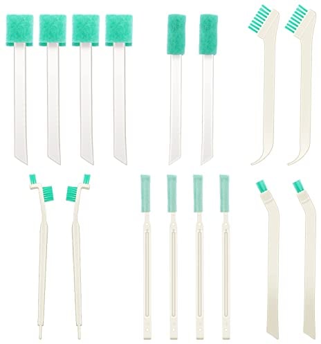 SUSSURRO 16Pcs Small Cleaning Brush, Cleaning Brushes for Small Spaces Difficult Places Reach, Mini Cleaning Tool for Small Holes Corner Keyboard Bottle Tile