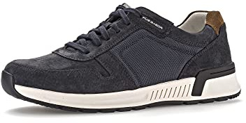Pius Gabor Herren Sneaker Low,Halbschuhe,zertifiziertes Leder,Wechselfußbett,Freizeitschuhe,Turnschuhe,Laufschuhe,Midnight,42.5 EU / 8.5 UK