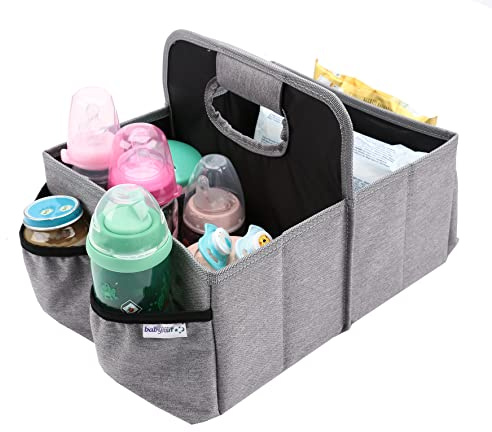 Babyruf, Baby Organizer BO500, mit Große Aufbewahrungsfächer, 14011 | Baby Windeltaschen | Aufbewahrungskorb | Organizer Tasche | Wasserabweisend | Wickelkommode Organizer | 29x25x14,5 cm