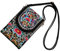 VALICLUD Custodia Per Telefono Ricamata Mini Borsa Ricamata a Fiori Borsa Per Cellulare a Tracolla Donna Borsa Hippie Donna Tracolla Borsa Da Ricamo Multicolore A Conchiglia Borsa Da Corsa